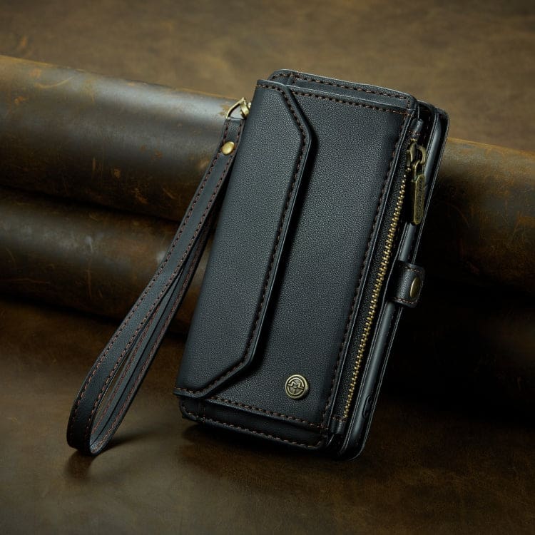 Apple iPhone 12 Pro CaseMe C36 Wallet, 7 Card Slots, Cash Pocket, Zipped Coin Wallet - Image 2