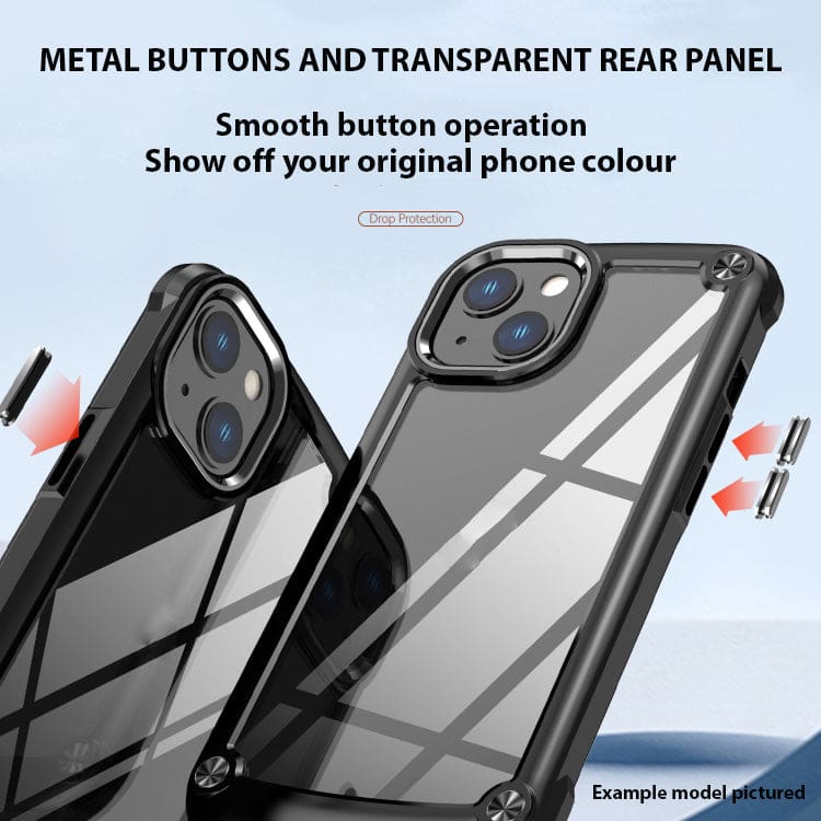 Apple iPhone 12 Pro Max Campro Shockproof Cover, Transparent Rear Panel with Camera Protection Ring - Image 6