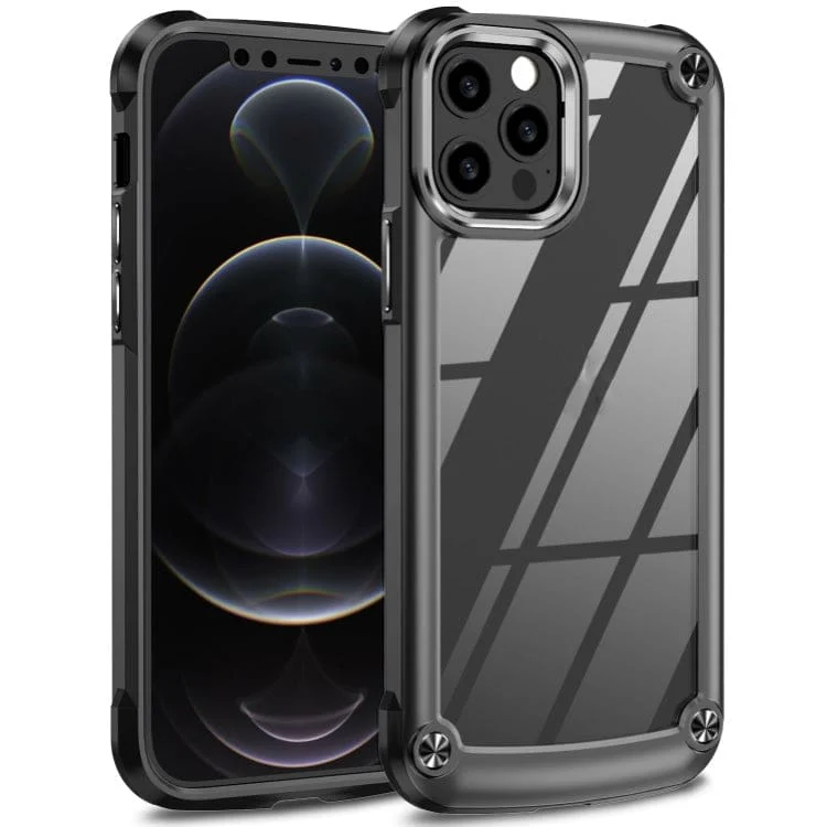 Apple iPhone 12 Pro Max Campro Shockproof Cover, Transparent Rear Panel with Camera Protection Ring - Image 8