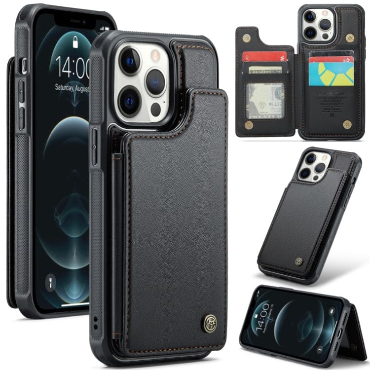 Apple iPhone 12 Pro Max CaseMe C22 Rear Wallet Cover with Card Slots - Image 8