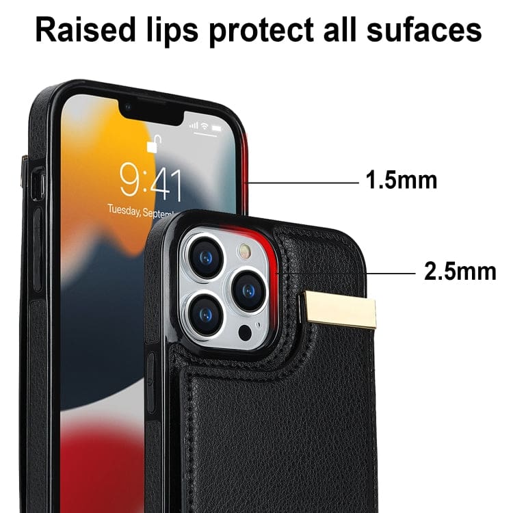 Apple iPhone 12 Pro Max Fan Fold Wallet Rear Cover - Image 4