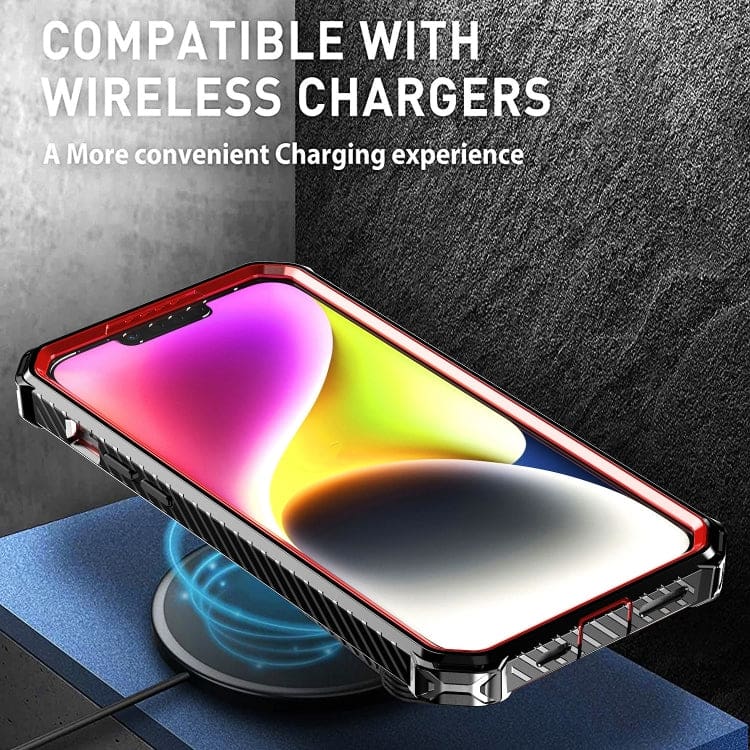 Apple iPhone 13 / iPhone 14 Hybrid 2 Piece Rugged Magsafe Ring Protective Cover - Image 3