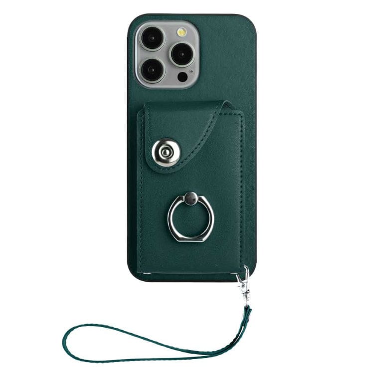 Apple iPhone 13 Pro Max - 8 Card Rear Wallet Cover with Ring/Stand - Image 6
