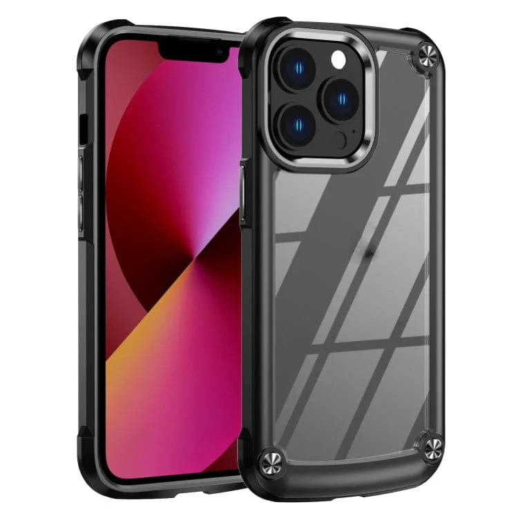 Apple iPhone 13 Pro Max Campro Shockproof Cover, Transparent Rear Panel with Camera Protection Ring - Image 8