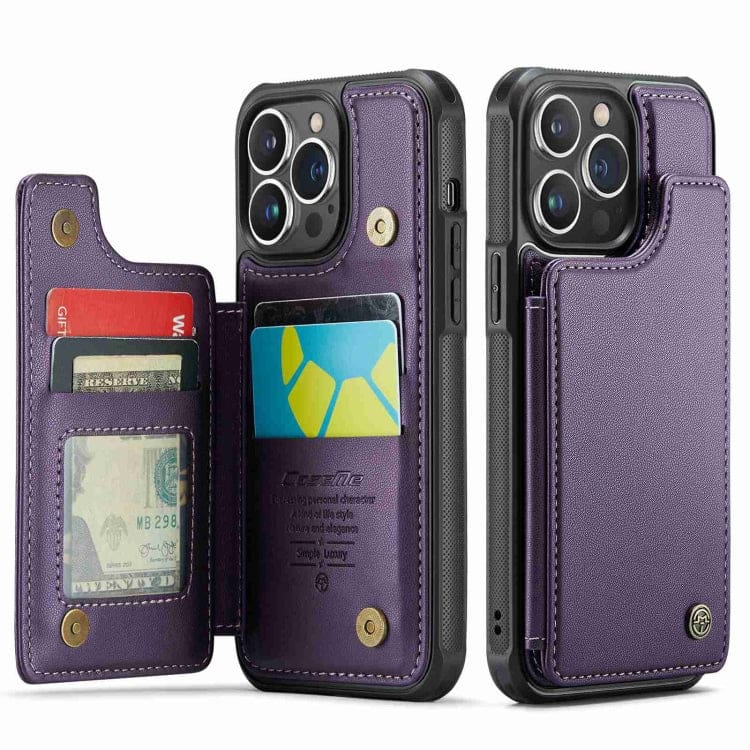 Apple iPhone 13 Pro Max CaseMe C22 Rear Wallet Cover with Card Slots - Image 2