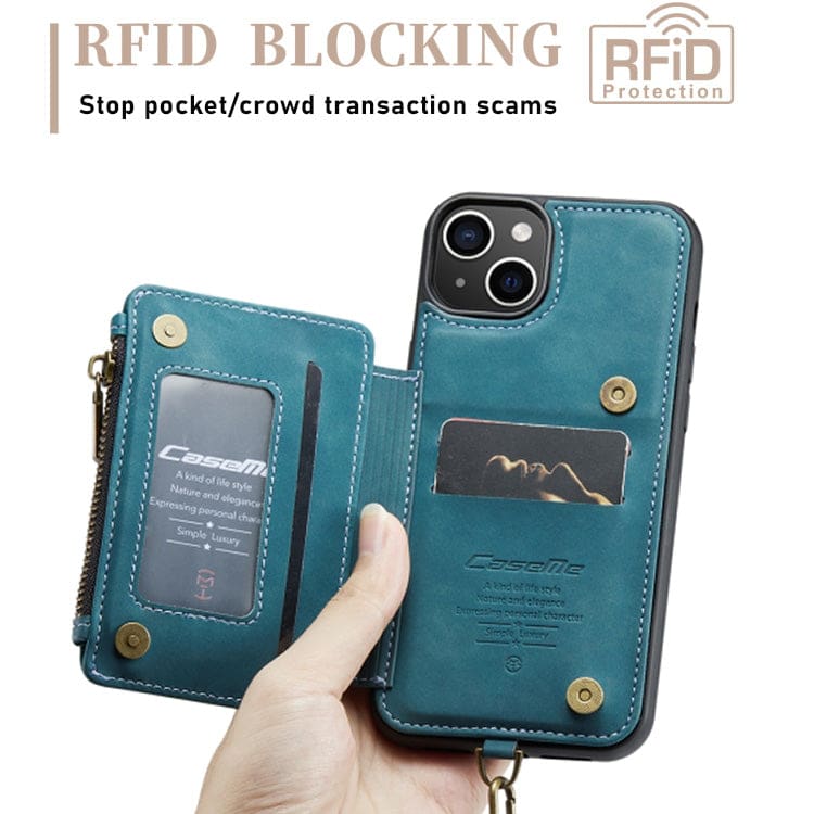 Apple iPhone 14 CaseMe C20 Rear Wallet Cover, Card Slots, RFID Blocking - Image 6