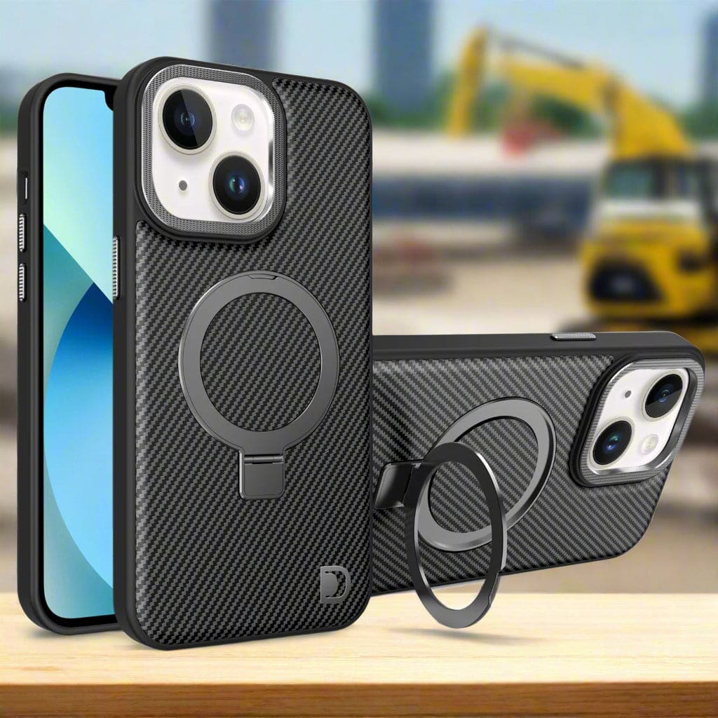 Apple iPhone 14 Plus AG 3K Carbon Fiber, Magsafe Ring Cover