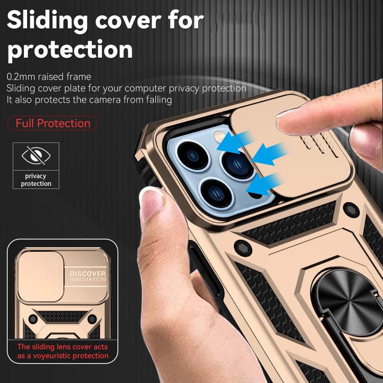 Apple iPhone 14 Plus - Rugged Sliding Cam Cover with Stand - Image 5