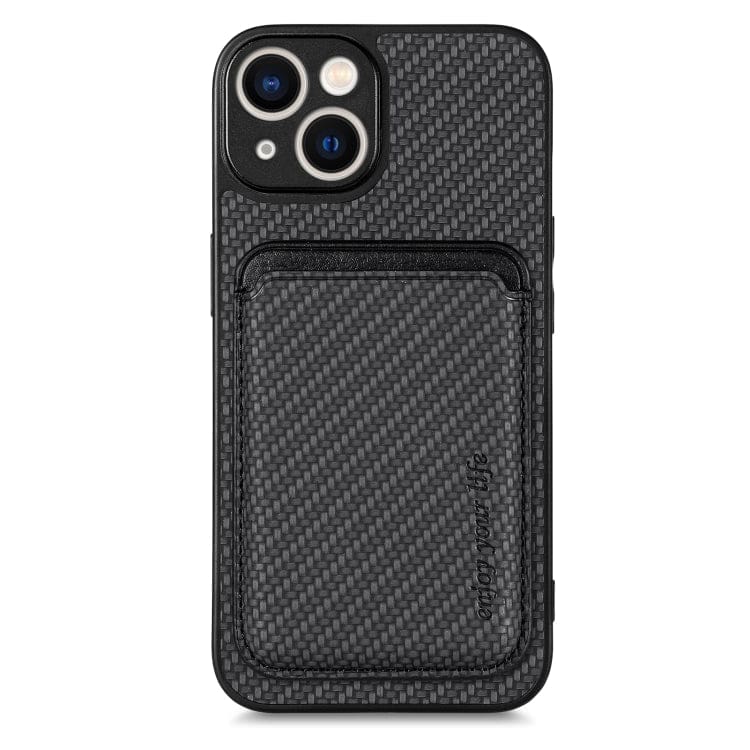 Apple iPhone 14 Plus Carbon Magsafe Cover with Removable Card Wallet