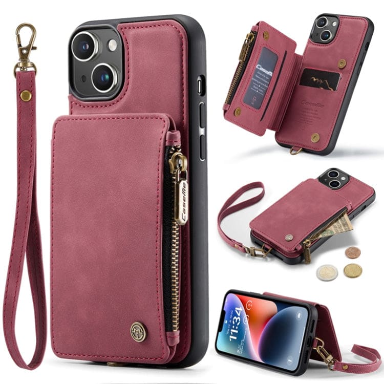 Apple iPhone 14 PLUS CaseMe C20 Rear Wallet Cover, Card Slots, RFID Blocking