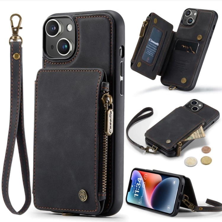 Apple iPhone 14 PLUS CaseMe C20 Rear Wallet Cover, Card Slots, RFID Blocking - Image 9