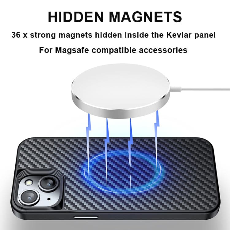 Apple iPhone 14 Plus Kevlar Carbon Maximum Protection Rear Cover - Image 4