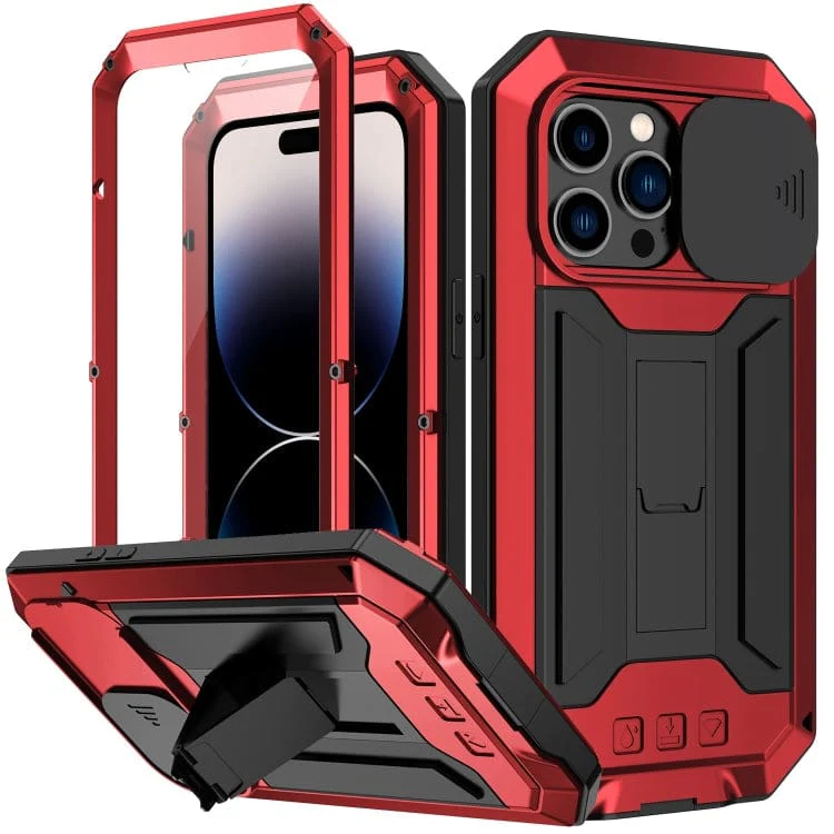 Apple iPhone 14 Pro - RJust Metal Rugged Protection with Screen Protector - Image 2