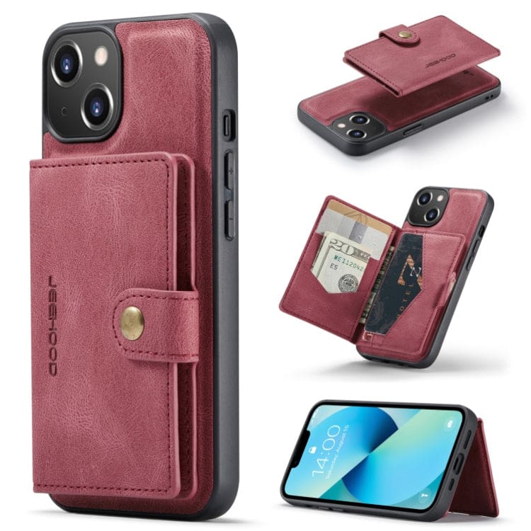 Apple iPhone 14 Plus - JH Rear Cover with Magnetic Detachable Wallet, Self Aligning - Image 8