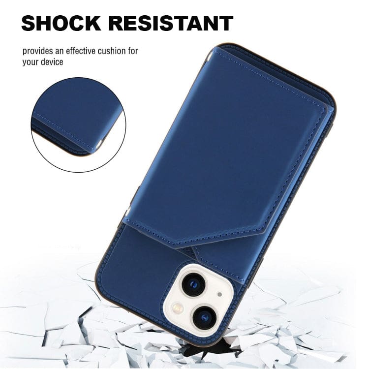Apple iPhone 14 Plus - Rear Wallet Case with Wallet Card Holder/Stand - Image 3
