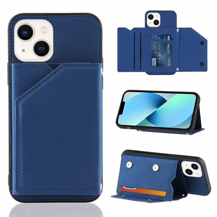 Apple iPhone 14 Plus - Rear Wallet Case with Wallet Card Holder/Stand - Image 6