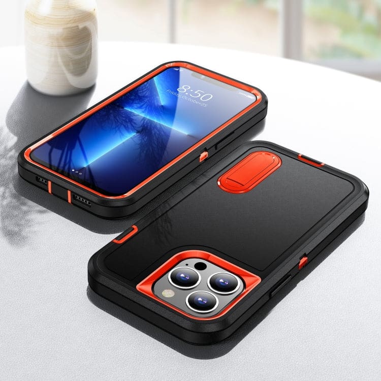 Apple iPhone 14 Plus - Tri-Defense Rugged Cover, Pop-Out Stand - Image 7
