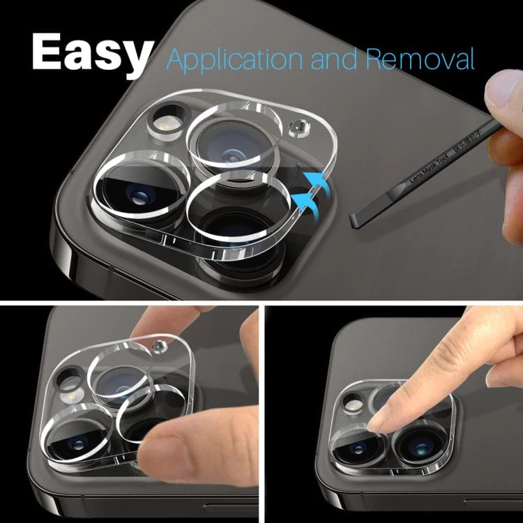Apple iPhone 14 Pro / 14 Pro Max Glass Camera Lens Protector Cap - Image 5