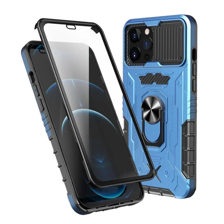 Apple iPhone 14 Pro CamShield Armor Ring Cover with Built-In Screen Protector