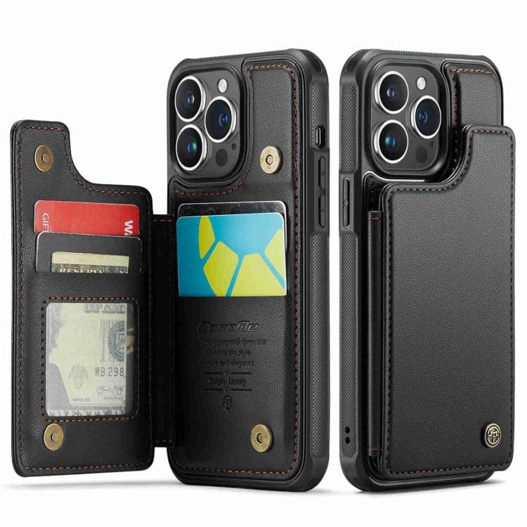 Apple iPhone 14 Pro CaseMe C22 Rear Wallet Cover with Card Slots - Image 2