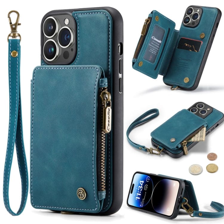 Apple iPhone 14 PRO MAX CaseMe C20 Rear Wallet Cover, Card Slots, RFID Blocking
