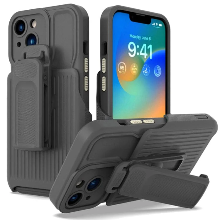 Apple iPhone 14 Pro Max - Explorer Thick Rugged Cover with Removable, Rotating Strap/Belt Clip - Image 7