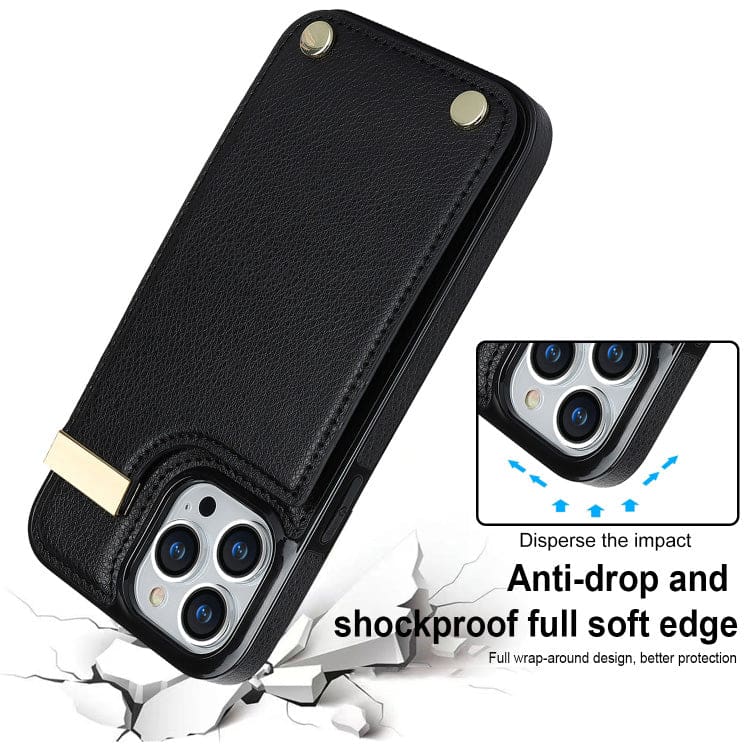 Apple iPhone 14 Pro Max Fan Fold Wallet Rear Cover - Image 3