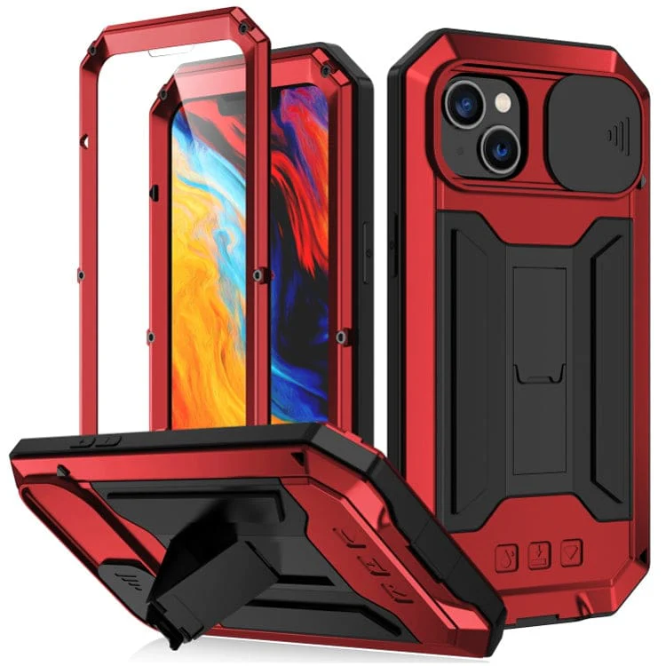 Apple iPhone 14 - RJust Metal Rugged Protection with Screen Protector