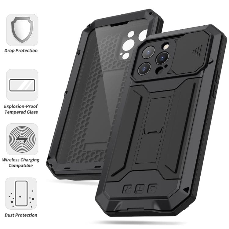 Apple iPhone 14 - RJust Metal Rugged Protection with Screen Protector - Image 5