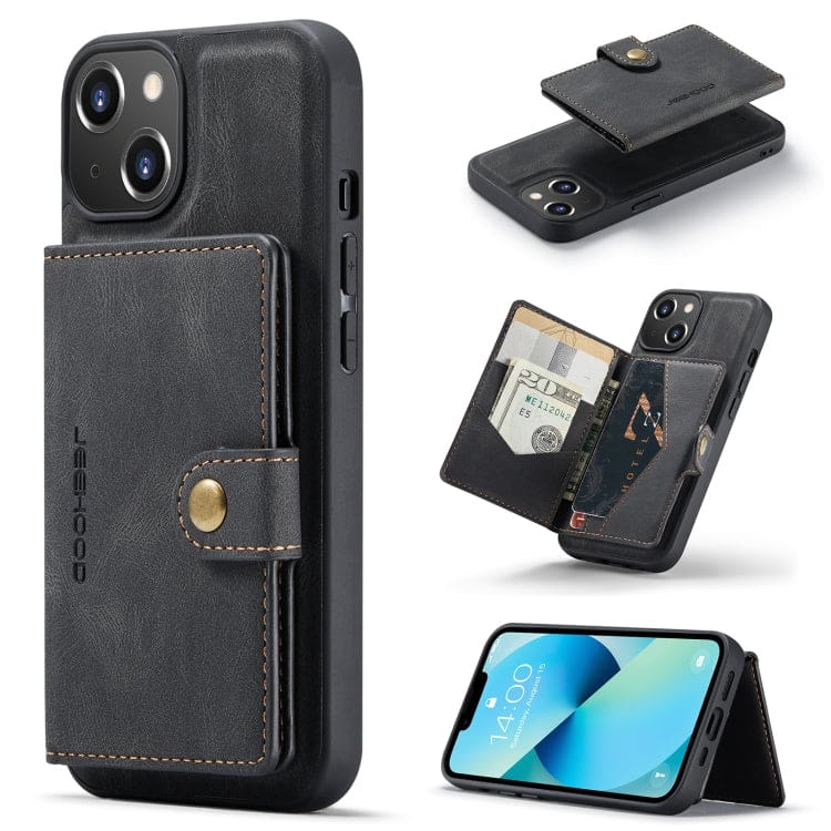 Apple iPhone 14 - JH Cover with Magnetic Detachable Wallet, Self Aligning