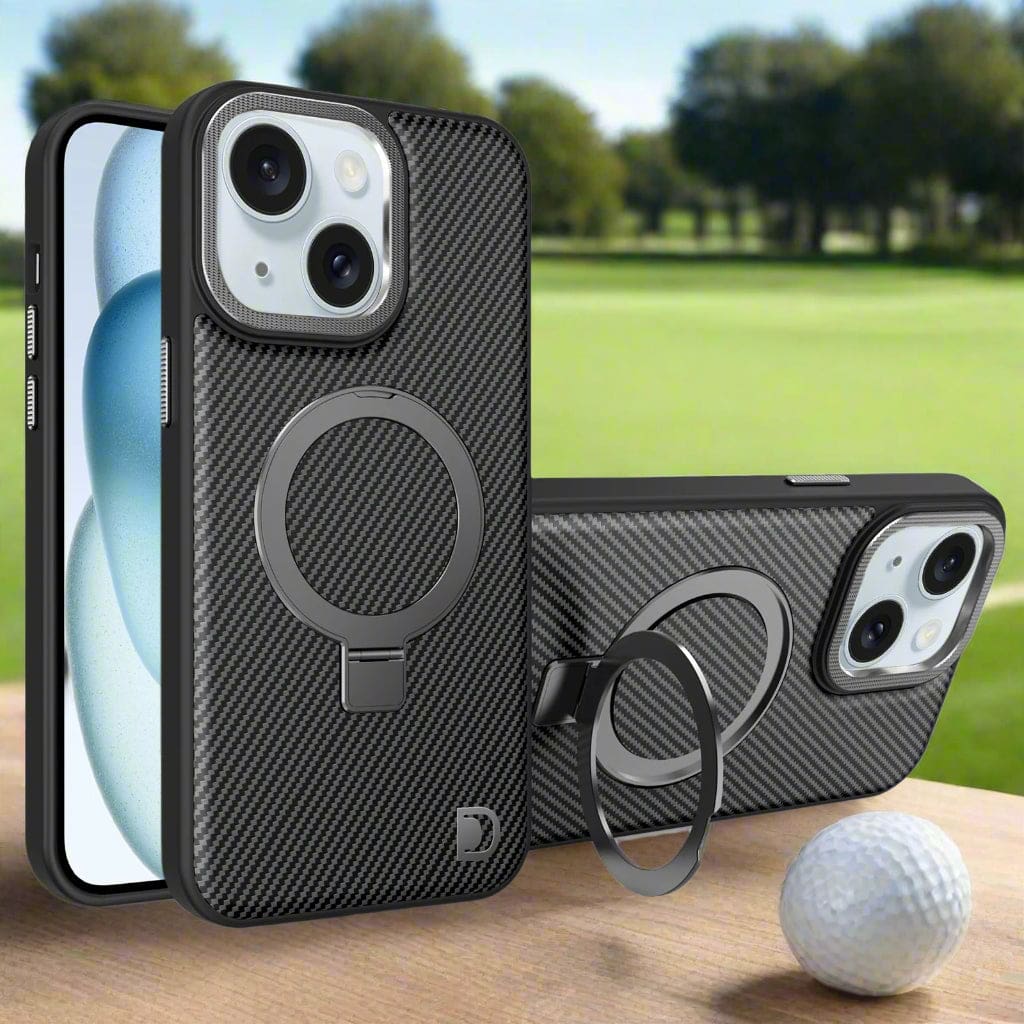Apple iPhone 15 Plus AG 3K Carbon Fiber, Magsafe Ring Cover