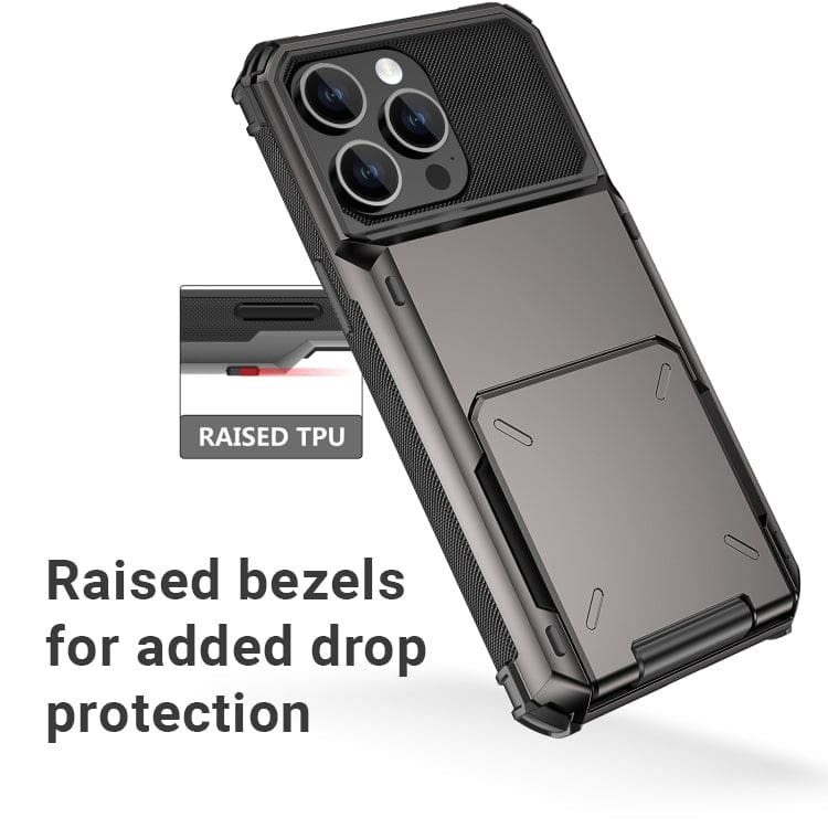 Apple iPhone 15 Pro Hard Cover with Card Storage Door - Image 7