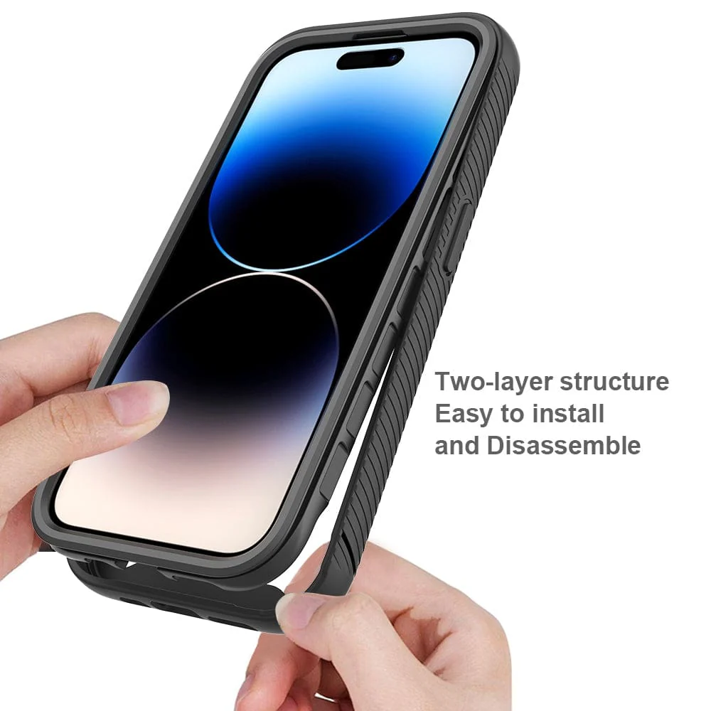 Apple iPhone 15 Pro Full Enclosure Cover, Built-In Screen Protector - Image 4