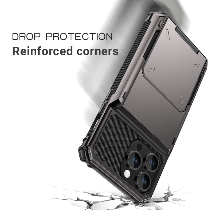 Apple iPhone 15 Pro Max Hard Cover with Card Storage Door - Image 6