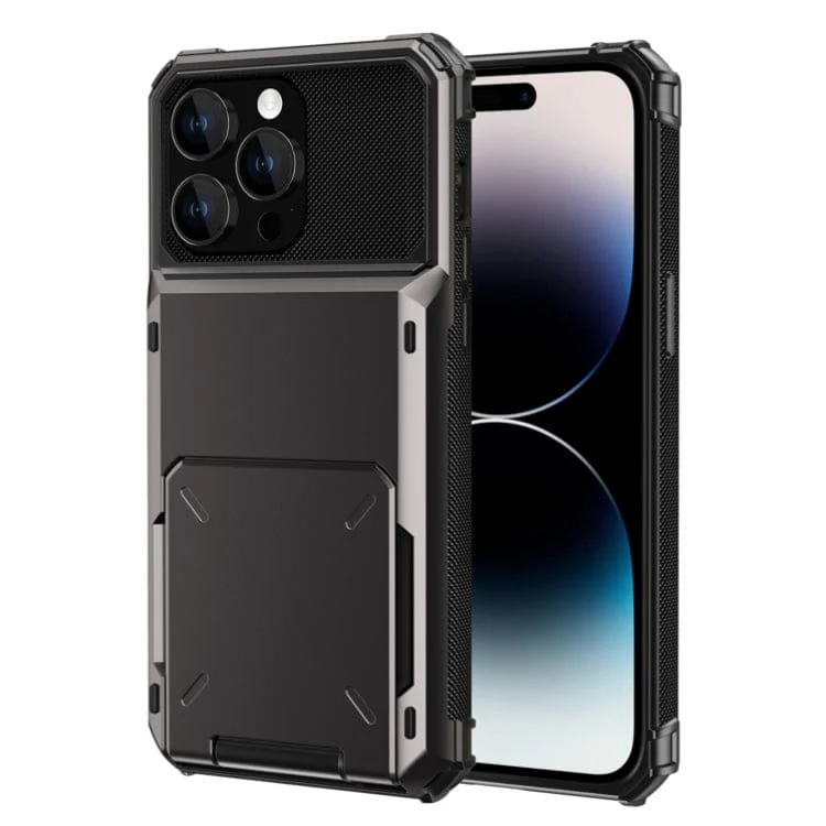 Apple iPhone 15 Pro Max Hard Cover with Card Storage Door - Image 8