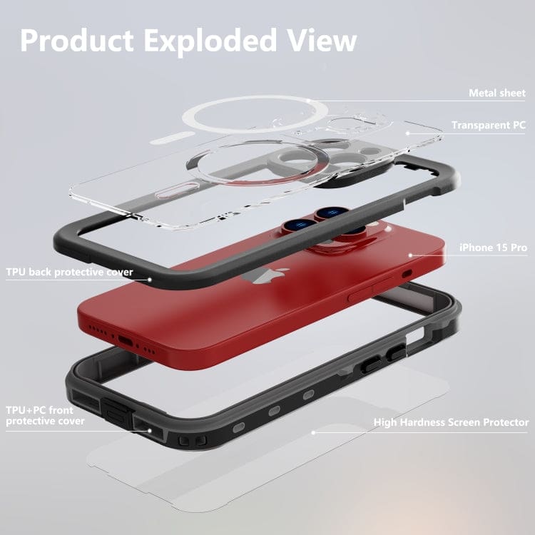 Apple iPhone 15 Pro RedPepper MagSafe Waterproof Full Cover - Image 4