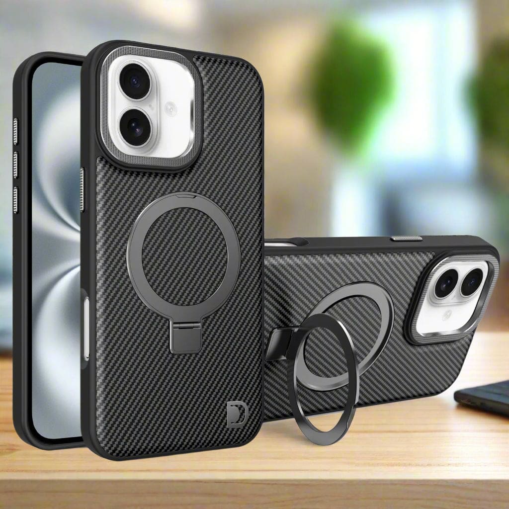Apple iPhone 16 AG 3K Carbon Fiber, Magsafe Ring Cover