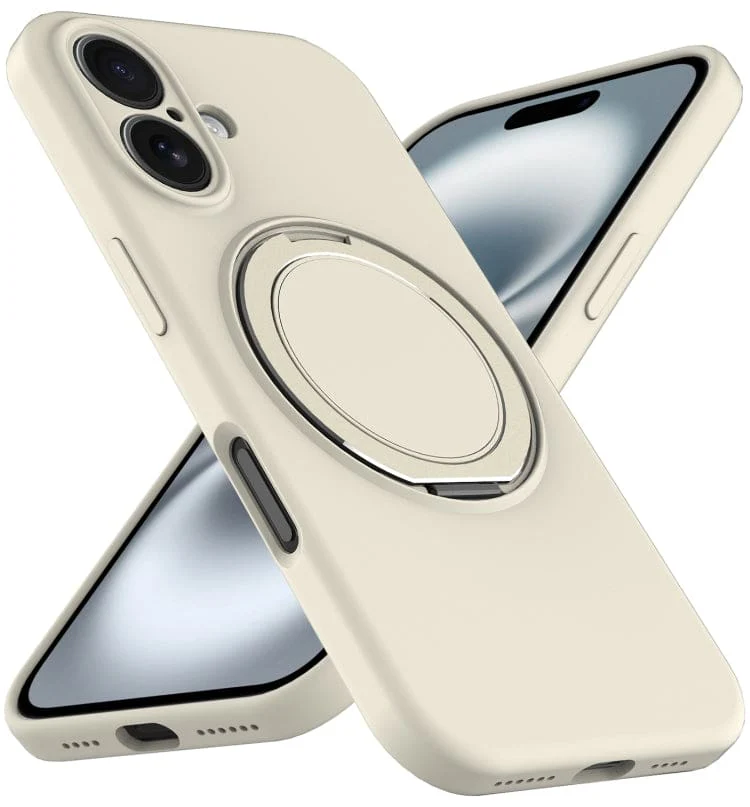 Apple iPhone 16 Plus Liquid Silicone Magsafe Ring Cover - Image 2
