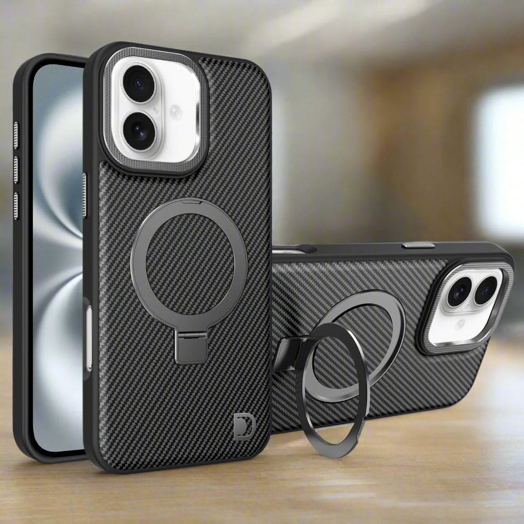 Apple iPhone 16 Plus AG 3K Carbon Fiber, Magsafe Ring Cover