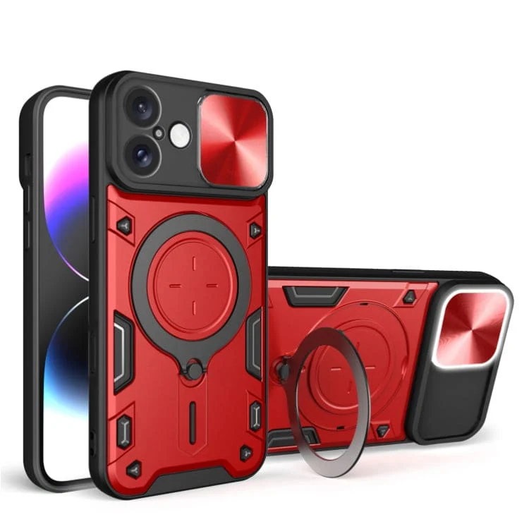 Apple iPhone 16 Hybrid Camera Shield Rugged Ring Protective Cover - Image 9