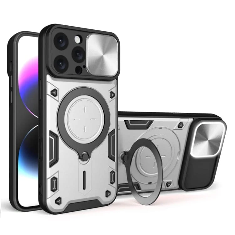 Apple iPhone 16 Pro Hybrid Camera Shield Rugged Ring Protective Cover