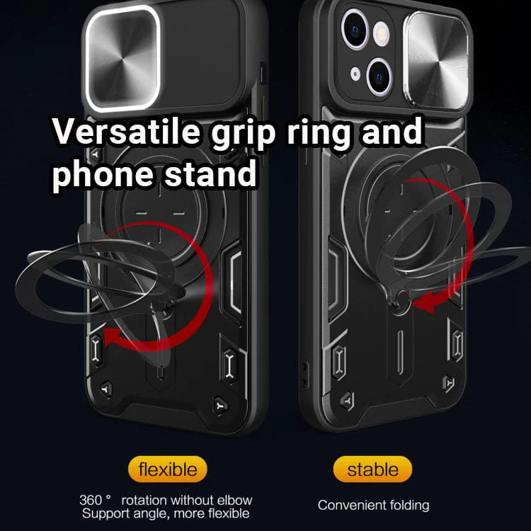 Apple iPhone 16 Pro Hybrid Camera Shield Rugged Ring Protective Cover - Image 3