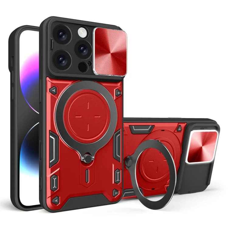 Apple iPhone 16 Pro Hybrid Camera Shield Rugged Ring Protective Cover - Image 4