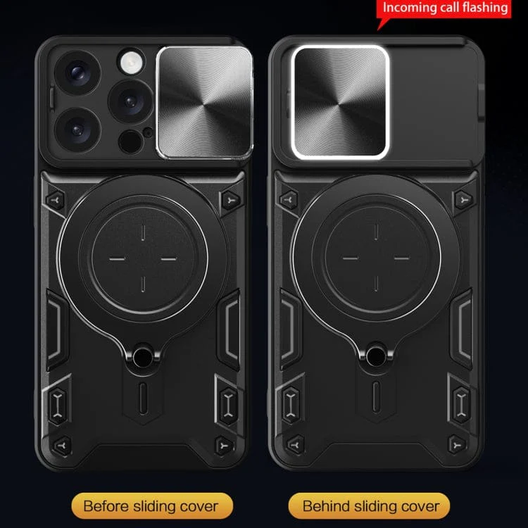 Apple iPhone 16 Pro Hybrid Camera Shield Rugged Ring Protective Cover - Image 6