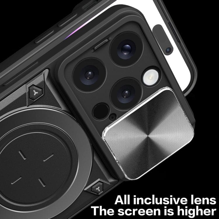 Apple iPhone 16 Pro Hybrid Camera Shield Rugged Ring Protective Cover - Image 7