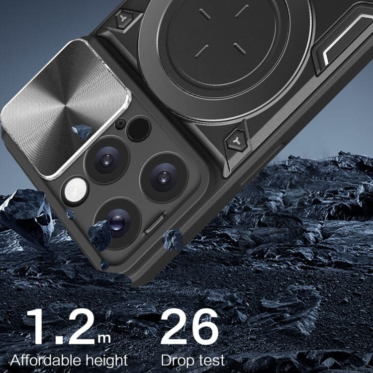 Apple iPhone 16 Pro Hybrid Camera Shield Rugged Ring Protective Cover - Image 8