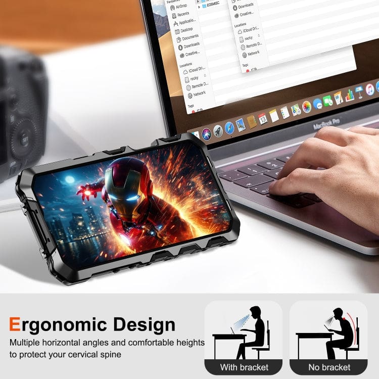 Apple iPhone 16 Pro Max Metal Rugged Cover with Screen Protector - Image 7