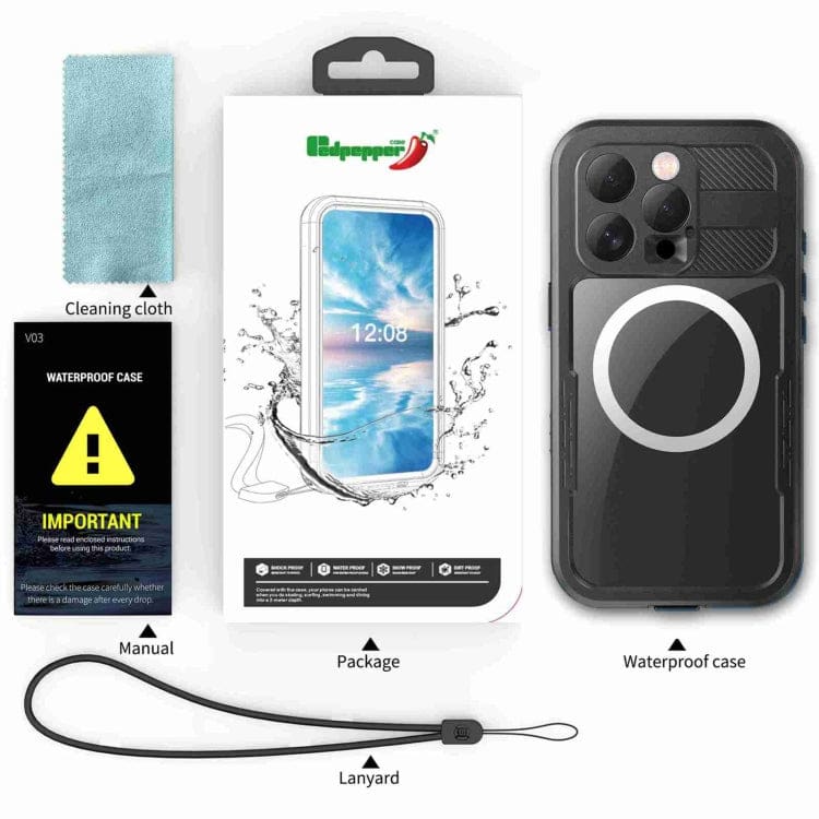 Apple iPhone 16 Pro Max RedPepper Shellbox MagSafe Waterproof Full Cover - Image 12