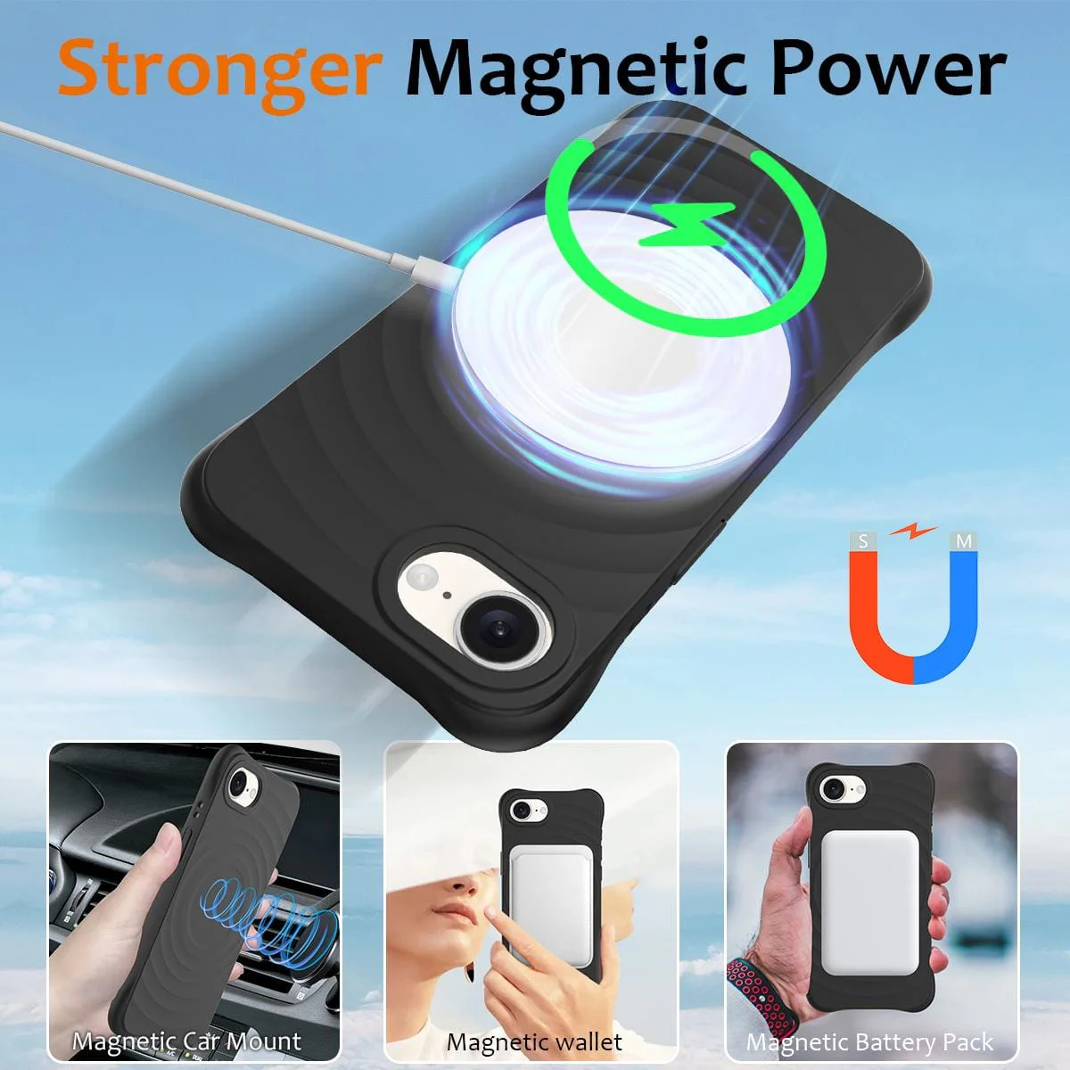 Apple iPhone 16e/17e Liquid Silicone Magsafe Bumper Cover - Image 4