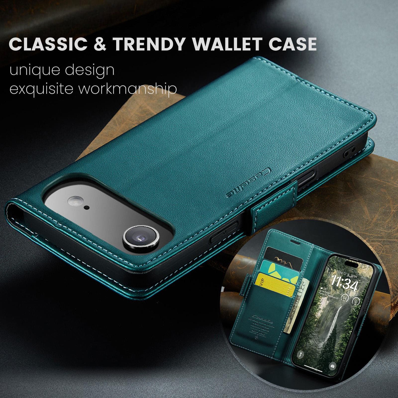 Apple iPhone 17 Air CaseMe 023 Wallet Flip Cover, RFID Protection, Card Holder - Image 12